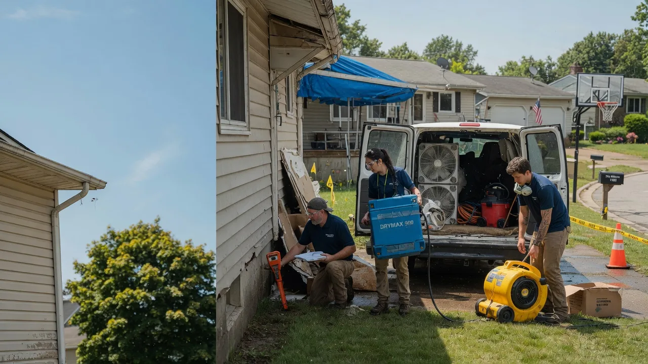 Ceiling Leak Cleanup in Millersport, OH near me
