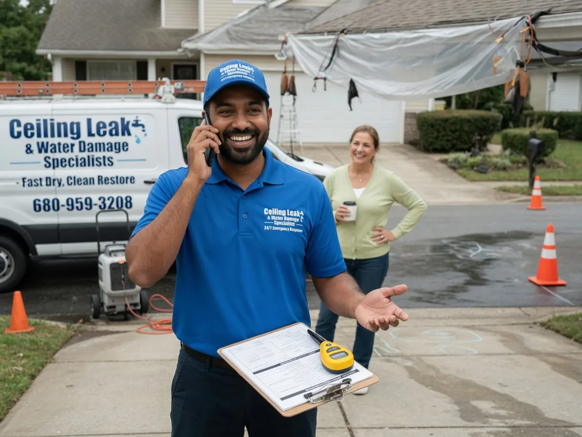 Ceiling Leak Cleanup Millersport, OH FAQs